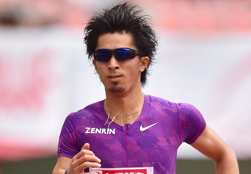 陸上 日本代表 藤光謙司 選手支給 実使用 トレーニングジャージ 上下セット サンライズレッド 別注タグ /リオオリンピック/世界陸上 世界陸上銅メダリスト・世界リレー2019日本代表 藤光 謙司『公式ウェア