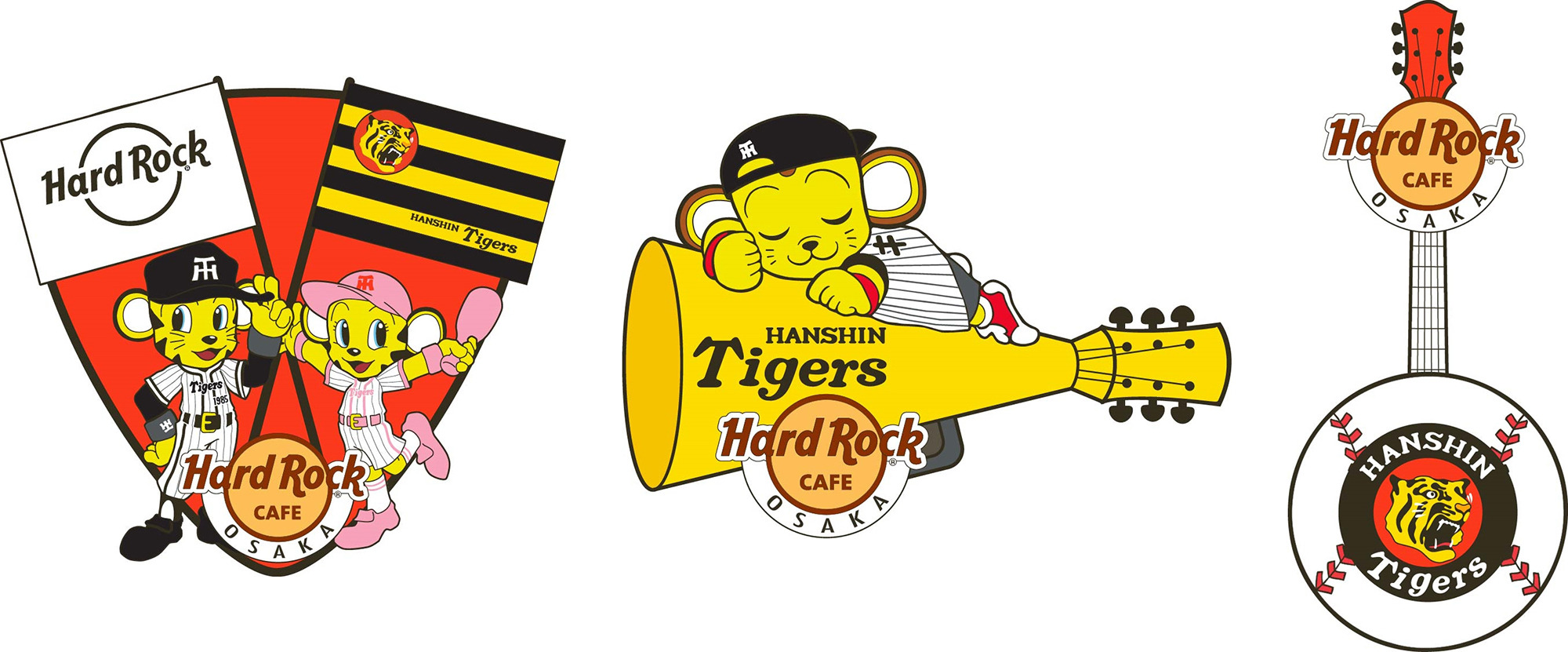 阪神タイガース×ハードロックカフェ大阪」コラボグッズ限定発売