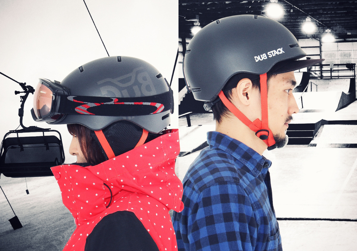 リブキャップ　 帽子に見える折りたたみヘルメット スケート　スノボ ダブスタック、エクストリームスポーツに使える多用途ヘルメット発売