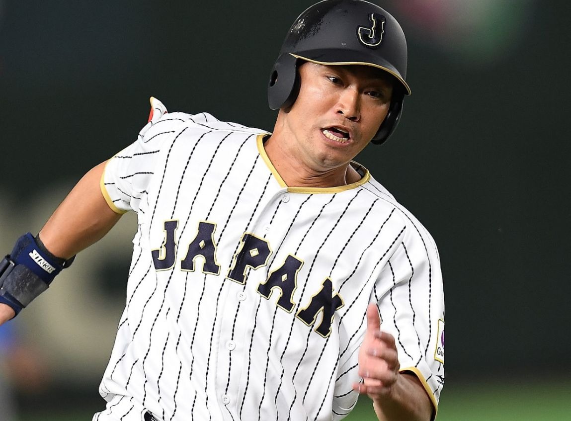 ☆MIZUNO/ミズノ WBC 2017年 ＃7 青木宣親 侍ジャパン 日本代表