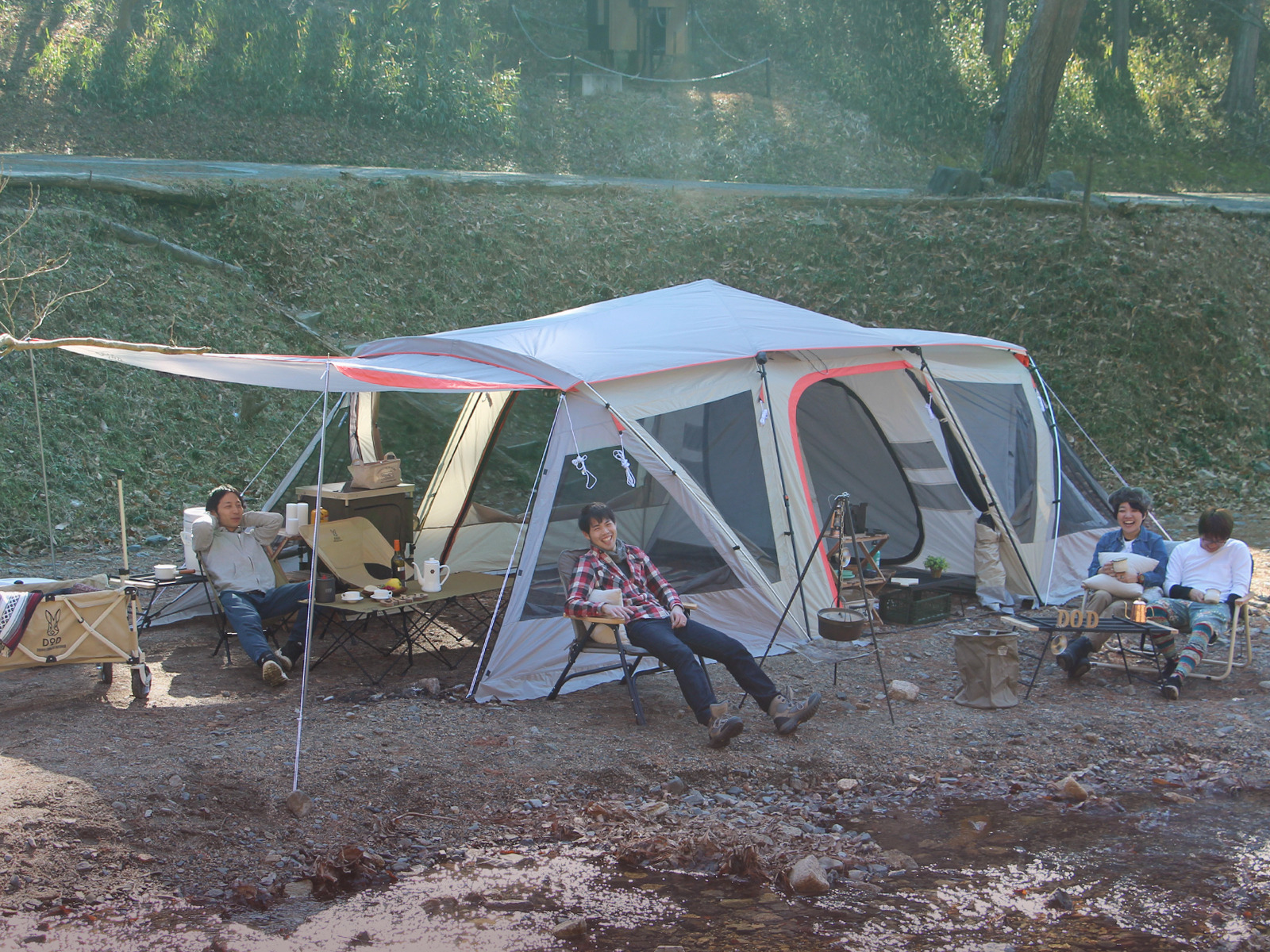 リビング＆寝室一体型の2ルームワンタッチテント発売 | CYCLE やわらか  