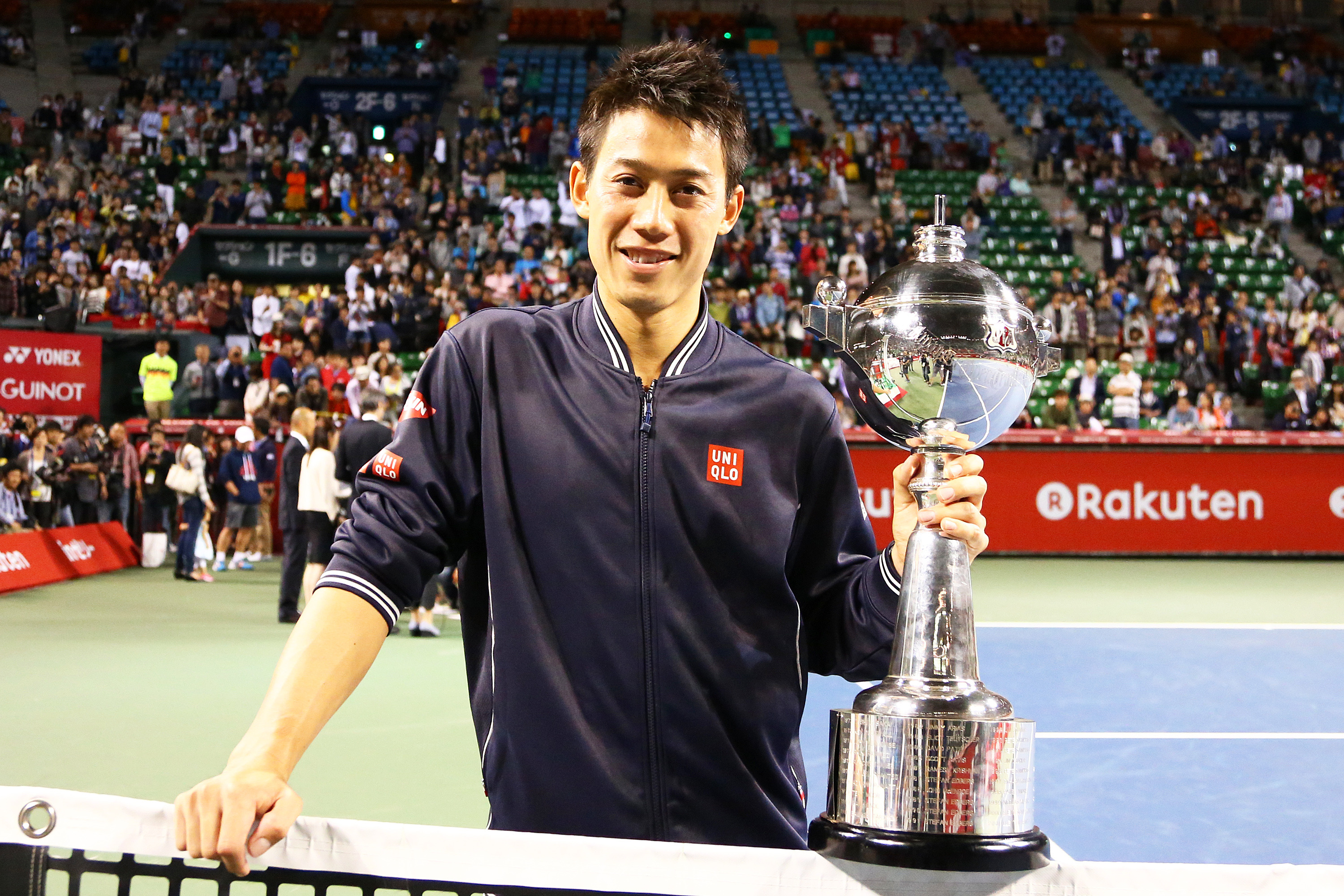 錦織、楽天ジャパン・オープン制す「錦織の涙、初めて見た！」と