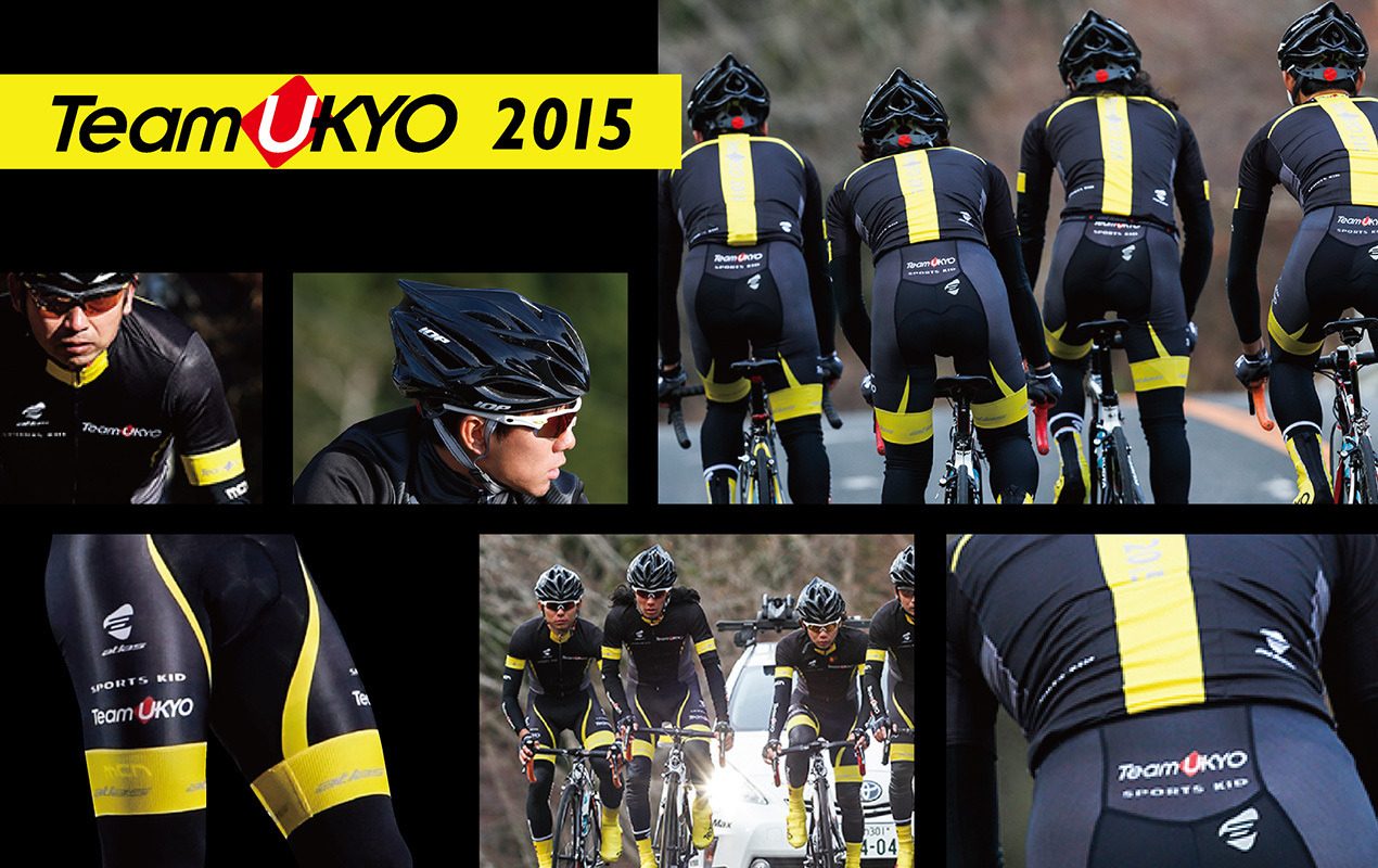 TEAM UKYO チーム右京　ロードワンピース　半袖サイクルジャージ Mサイズ TEAM UKYO チーム右京 ロードワンピース 半袖サイクルジャージ M