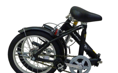 【自転車】備蓄用「折りたたみノーパンク自転車エアロ」…コンパクトに収納可能 画像