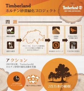 ティンバーランド、ホルチン砂漠で200万本の植樹を達成 画像