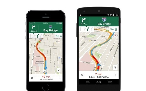 Google Mapsに機能追加……車線表示やオフライン地図など 画像