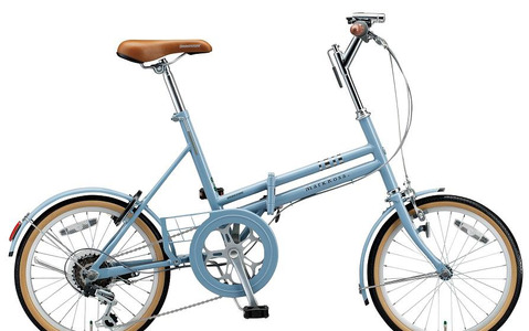 ブリヂストンサイクル、ゆったり乗れるミニベロ折りたたみ自転車「マークローザF」 画像