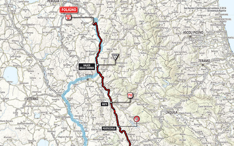 【ジロ・デ・イタリア14】ステージ7、5月16日の211km、つかの間の平坦 画像
