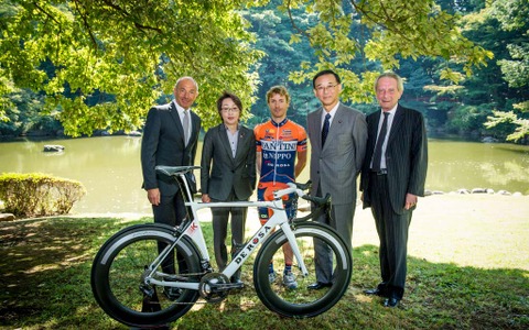 駐日イタリア大使「自転車で両国の関係を強固に」…NIPPOビーニファンティーニ発表会 画像