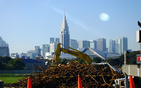 課題は山積も土地はまっさら…景色を変えた更地の国立競技場［フォトレポート］ 画像