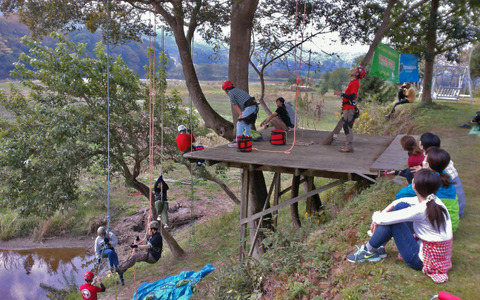 【小さな山旅】ツリークライミング（R）…茨城・御前山で何とも言えない浮遊感を味わう 画像