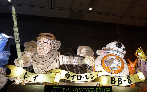 「スター・ウォーズねぶた」が東京上陸！汐留でアート展示会 画像