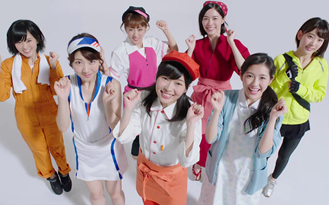 AKB48の「神7」がアルバイト制服姿を披露…バイトル新CM 画像