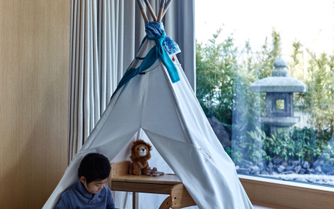 ザ・リッツ・カールトン京都が子ども向け体験プログラム…客室にテントを設置 画像