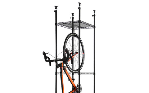 自転車と関連用品を収納する「バイシクルハンガー」…ドッペルギャンガー 画像