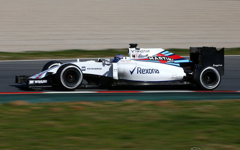 F1、第2回テスト2日目はボッタスがトップ…ホンダのバトンも順調に周回 画像