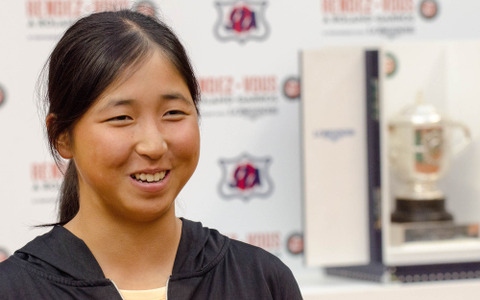 「チャレンジャーの気持ちで」17歳・清水綾乃、全仏オープン・ジュニアのワイルドカード選手権に 画像