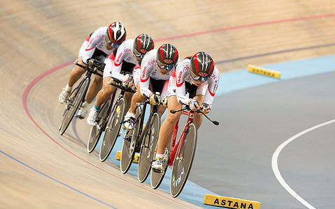 アジア選手権女子団体追い抜きで日本は新記録ながら5位 画像