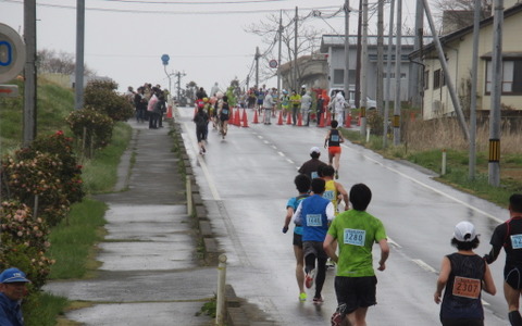 東日本大震災の被災地から九州にエール…気仙沼大島つばきマラソンの参加者 画像