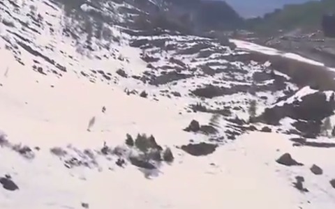 【ジロ・デ・イタリア14】第15ステージ、雪残る山岳地帯 画像