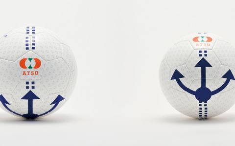 元サッカー日本代表・三浦淳寛が開発した「フリーキック練習ボール」 画像