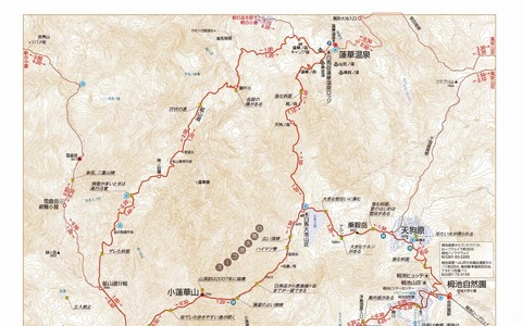 登山地図「ヤマタイムマップ」がセブンイレブンで販売開始…山と溪谷社 画像