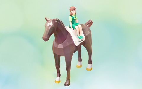 「お馬のフチ子」プレミアムフィギュア…東京競馬場で限定発売 画像