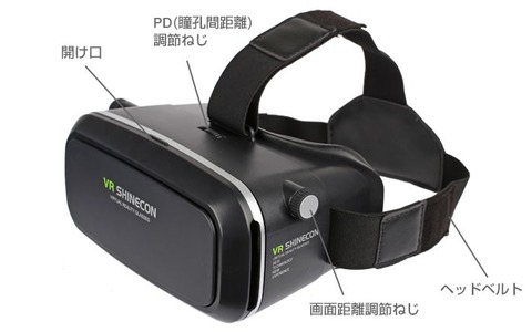 自分のスマホでVR体験！「VR SHINECONヘッドセット」発売 画像