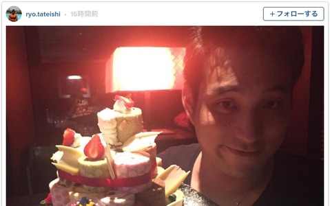 競泳・立石諒、北島康介が誕生日を祝福「康介さんたちにお祝いしてもらいました」 画像