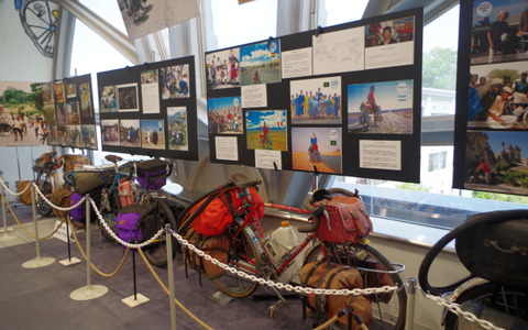 自転車博物館で「世界一周自転車冒険」特別展2015年3月22日まで 画像