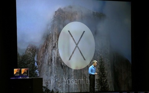 【WWDC14】新型Mac OS X“ヨセミテ”を発表 画像