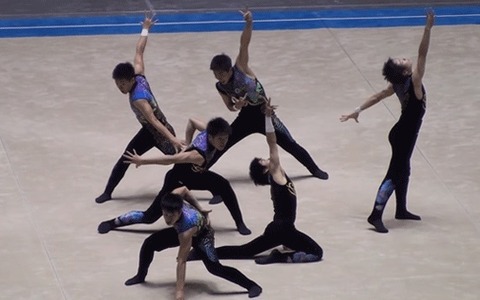 「もはや芸術」日本男子高校生の『新体操』が素晴らしい 画像