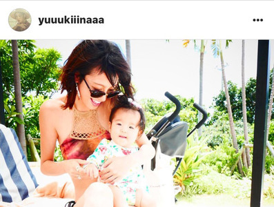 #木下優樹菜、変わらぬ#美ボディに「#素敵すぎる」 画像