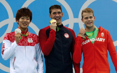【リオ2016】坂井聖人が銀、800ｍリレーで銅獲得…北島康介が競泳メダルラッシュを祝福 画像