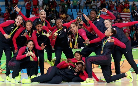 【リオ2016】女子バスケ、米国がスペイン破り6連覇 画像