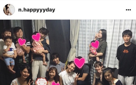 #加藤夏希、豪華ママ友と#神宮花火大会を満喫 画像