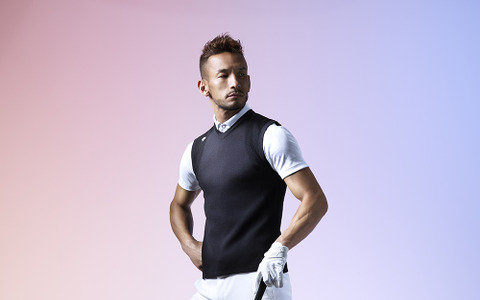 デサントゴルフ、中田英寿が新ウェアを着用するビジュアル公開 画像