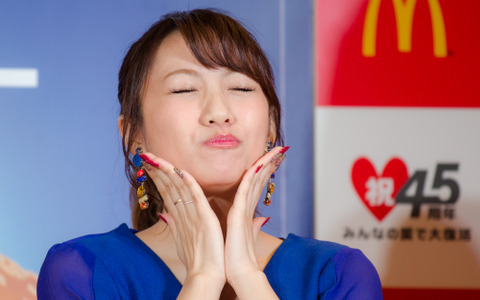 たかみな、マクドナルドファン代表で「ドナルドと同じ立ち位置！」 画像