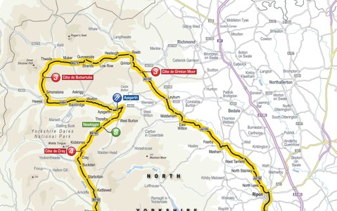 【ツール・ド・フランス14】全21ステージのコース＆プロフィールマップ 画像