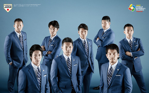 侍ジャパンオフィシャルスーツ大型広告ビジュアルが首都圏に登場 画像
