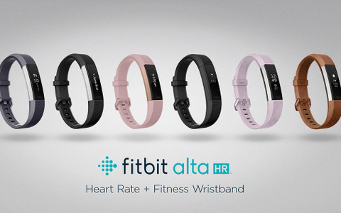自動睡眠機能搭載のフィットネスリストバンド「Fitbit Alta HR」4月中旬先行販売 画像