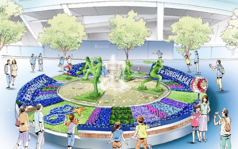 横浜DeNAベイスターズ、野球を花と緑で表現した「ベイスターズガーデン」開催 画像