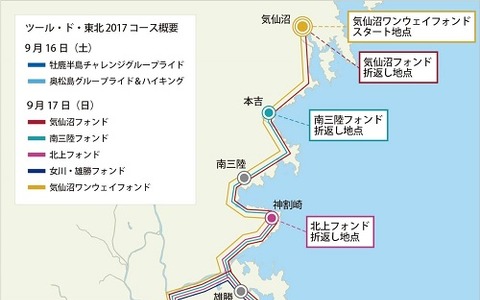 ツール・ド・東北が「奥松島グループライド＆ハイキング」コース新設 画像