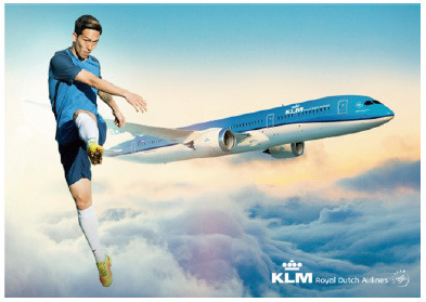 オランダ1部リーグ所属の小林祐希、KLMオランダ航空とパートナー契約 画像