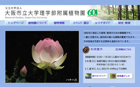 【夏休み】大阪市大附属植物園で森のサマースクール 画像
