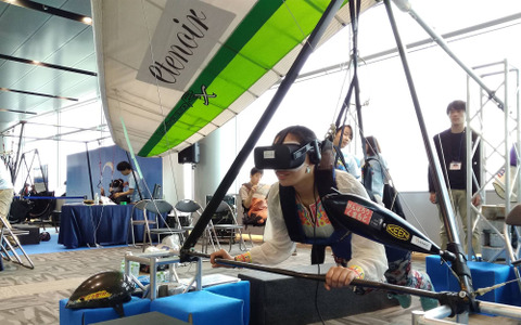 VRで飛行体験できる「ハンググライダー体験シミュレーター」展示…イベント総合EXPO 画像