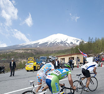 ツアー・オブ・ジャパン富士山でサレルノが首位に 画像