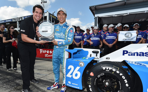 【INDYCAR 第14戦】佐藤琢磨、今季2度目のポールポジション獲得…狙うはインディ500以来の勝利 画像