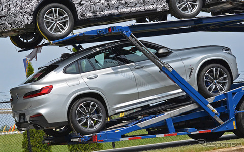 BMW X4 次期型、輸送中のフルヌード姿を激写…発表秒読みか 画像