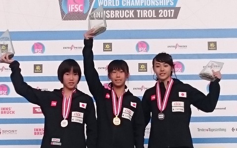 10代が躍動！日本代表がメダル獲得数1位…クライミング世界ユース選手権 画像